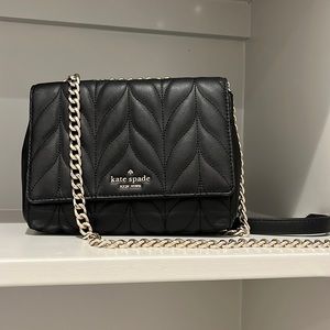 Kate Spade quilted bag with metal chain